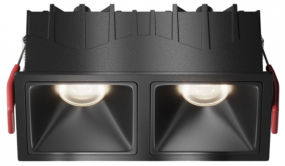 Встраиваемый светильник maytoni alfa led dl043-02-10w4k-sq-b-1