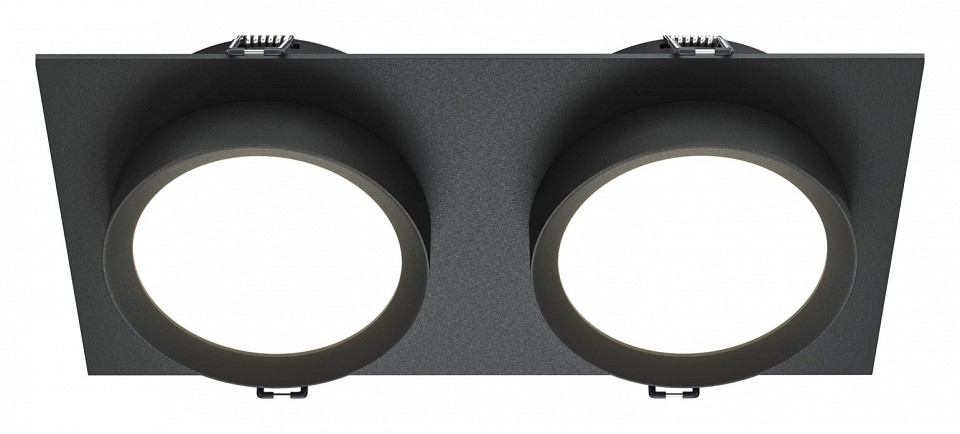 Встраиваемый светильник maytoni hoop dl086-02-gx53-sq-b