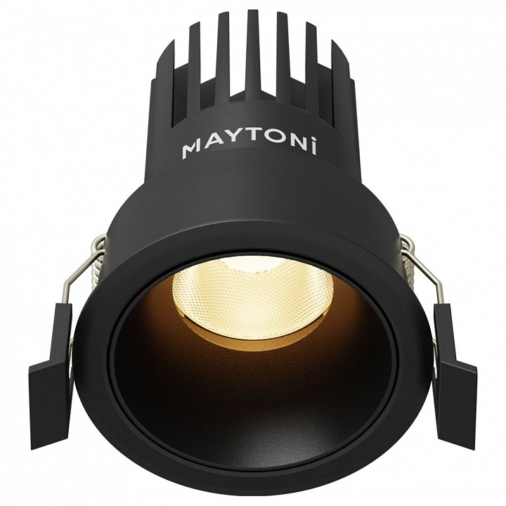 Встраиваемый светильник maytoni dip dl115-10w-2.7k-b