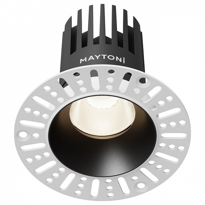 Встраиваемый светильник maytoni dip dl121-15w-4k-trs-b