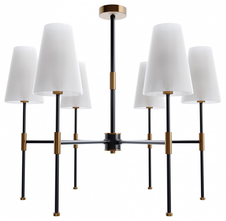 Люстра на штанге freya tida fr5196pl-06bbs