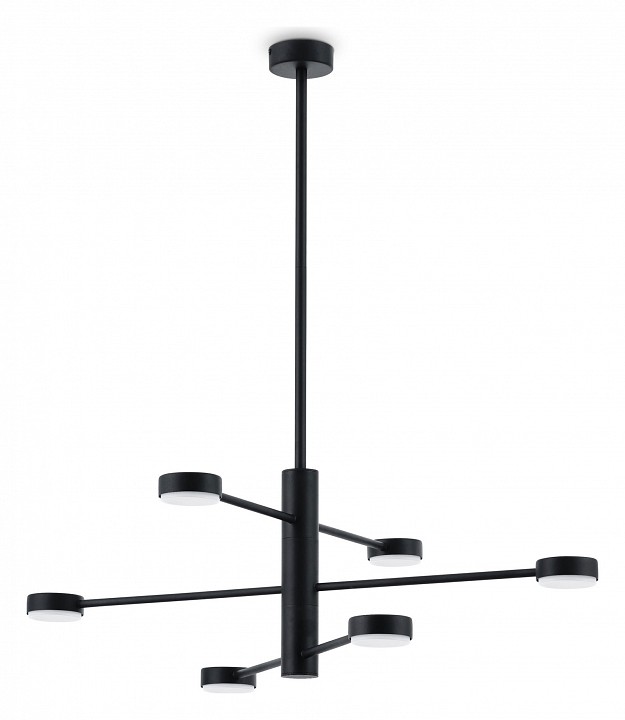 Люстра на штанге freya tactic fr5363cl-06b