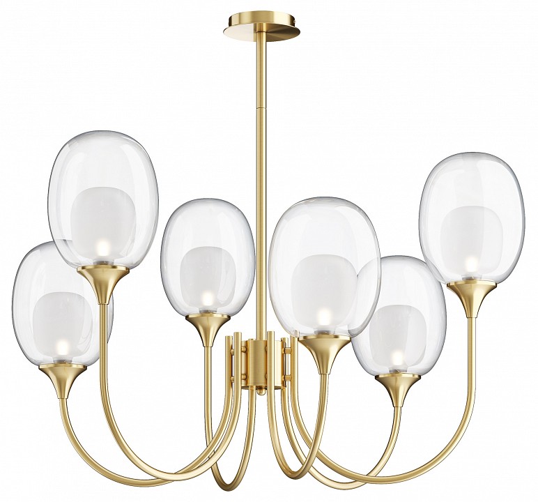 Люстра на штанге maytoni aura mod016pl-06bs