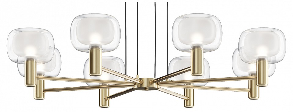 Подвесная люстра maytoni vision mod411pl-08g