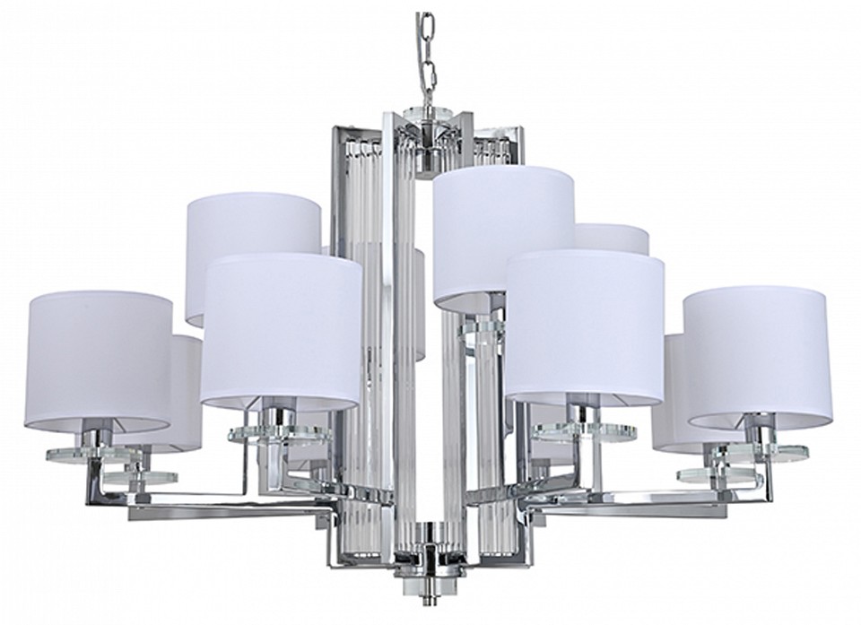 Подвесная люстра newport 35400 35408+4/c chrome без абажуров