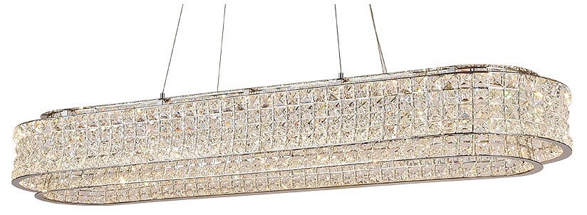 Подвесная люстра newport 8510 8510/120 chrome