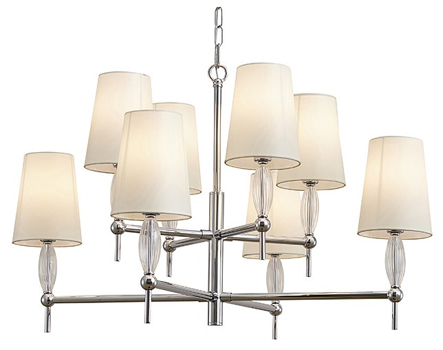 Подвесная люстра newport 4370 4378/c chrome