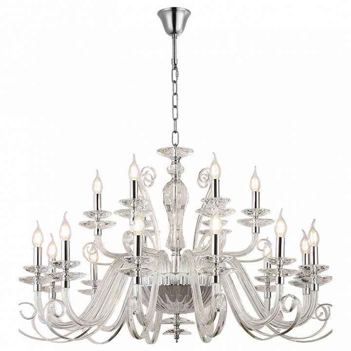 Подвесная люстра newport annabelle 8576+12/c chrome