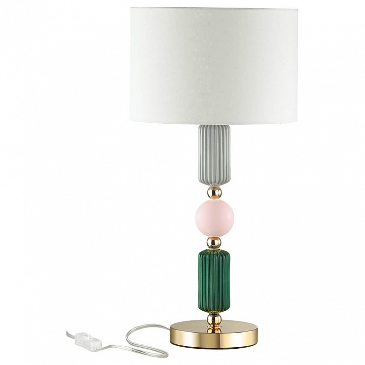 Настольная лампа декоративная odeon light candy 4861/1t