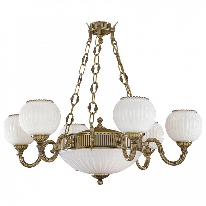 Подвесная люстра reccagni angelo 9250 l 9250/6+2