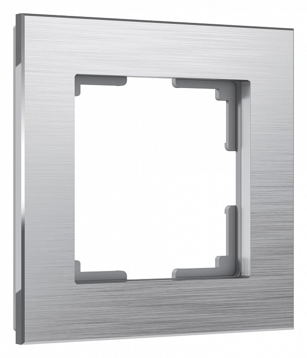 Рамка на 1 пост werkel aluminium (алюминий) w0011706