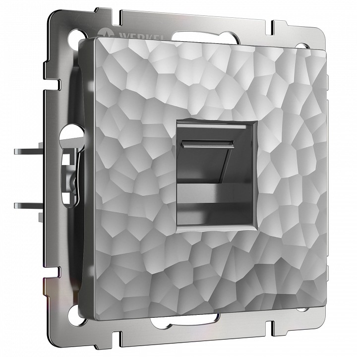 Розетка ethernet rj-45 werkel hammer серебряный w1281006
