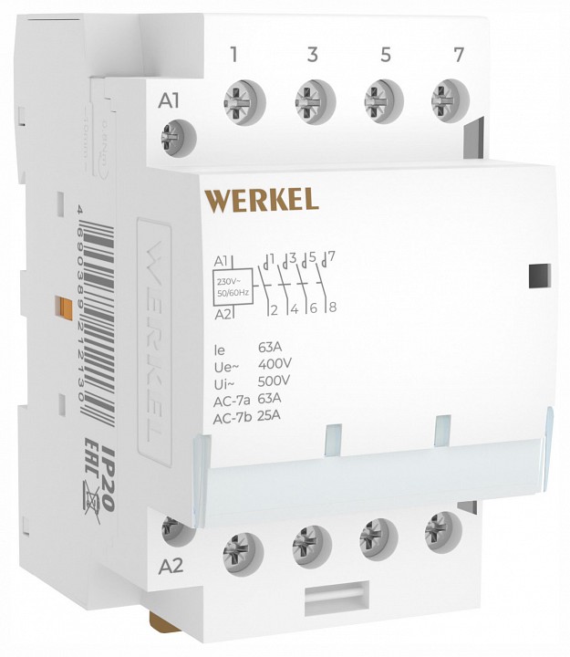 Контактор трехмодульный werkel  w943m63o