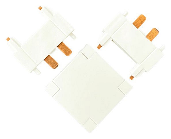Соединитель угловой l-образный для треков wertmark wth wth.l5.00.l13