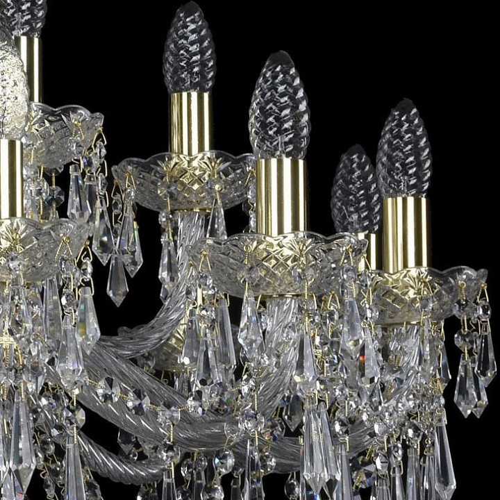 Подвесная люстра bohemia art classic 11.23 11.23.12+6.300.gd.dr