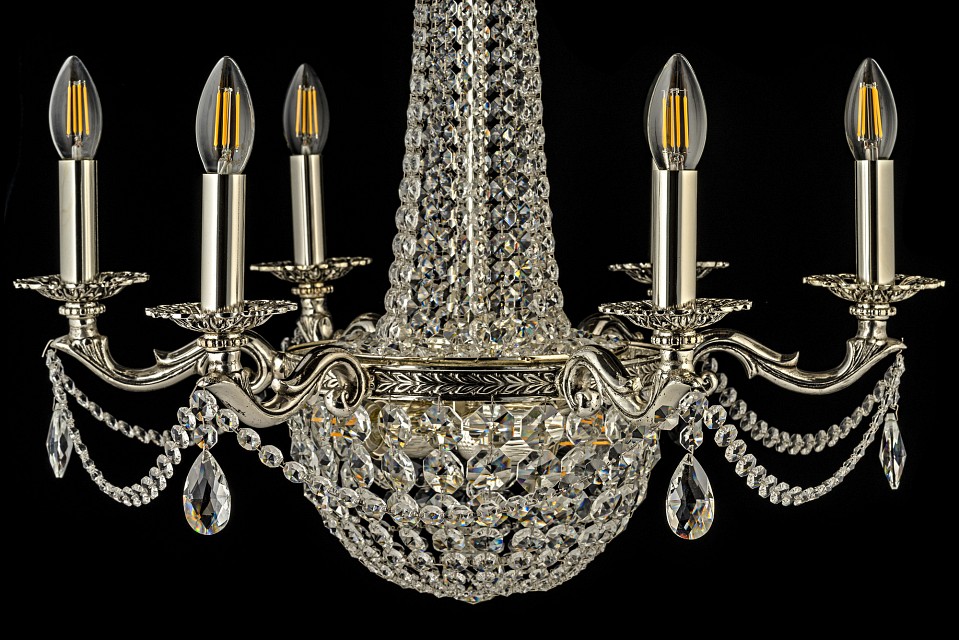 Подвесная люстра arti lampadari amelia amelia e 1.6.6.502 sb