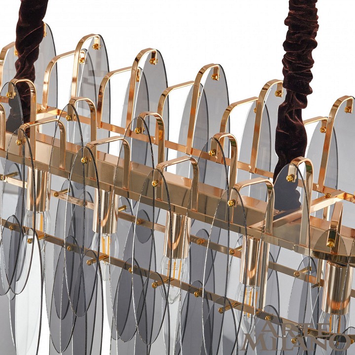 Подвесная люстра arte milano am-7753b 0853b.l900.w350.h510.e14.6 g