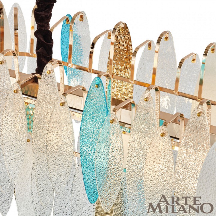 Подвесная люстра arte milano am-7753b 0863b.l900.w350.h510.e14.6g