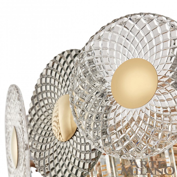 Подвесная люстра arte milano am-1508b 1508b.d550.h250.e14.9 g