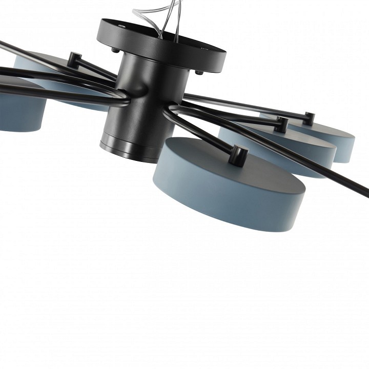 Потолочная люстра arte milano ferrara 253039/8+1 bk/gr