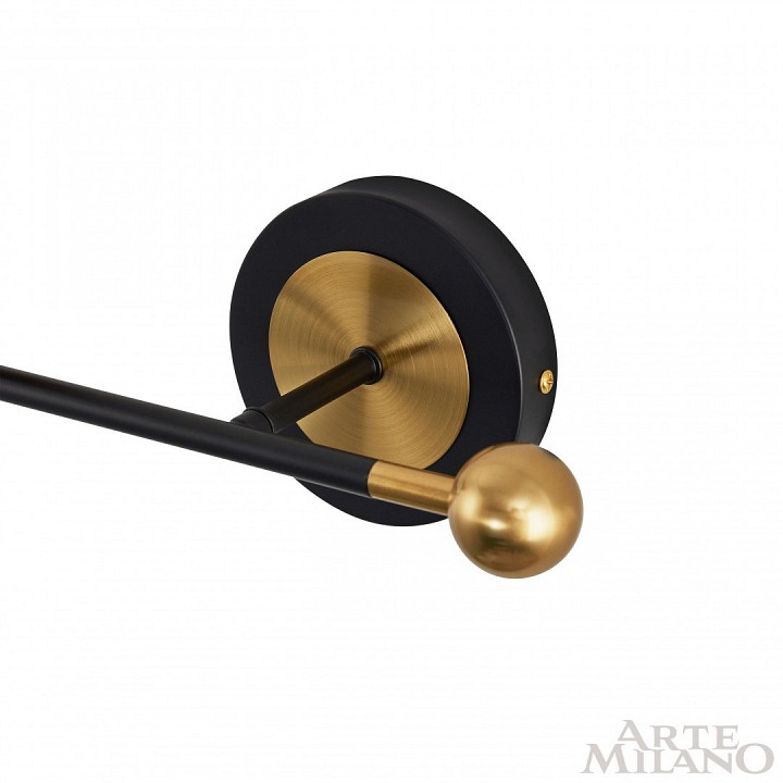 Бра arte milano neapolis-72708 272808/1b bk/gd