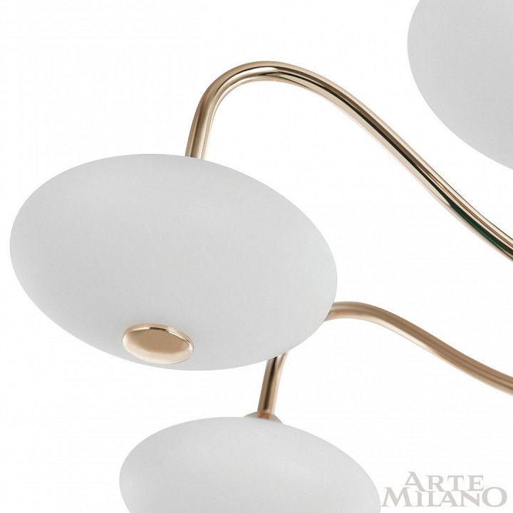 Люстра на штанге arte milano neapolis-73908 273908/6 bk/gd