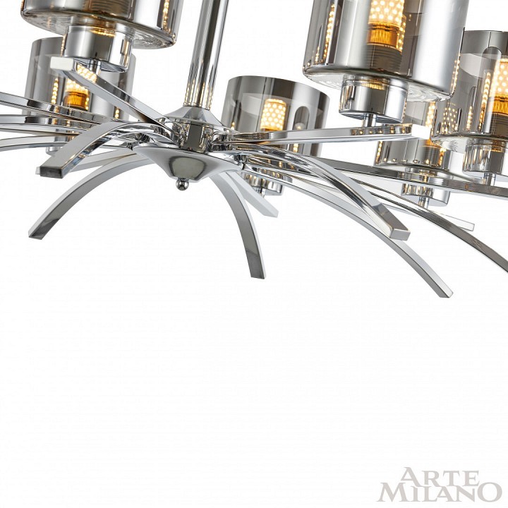 Подвесная люстра arte milano neapolis-78207 278207/8 ni