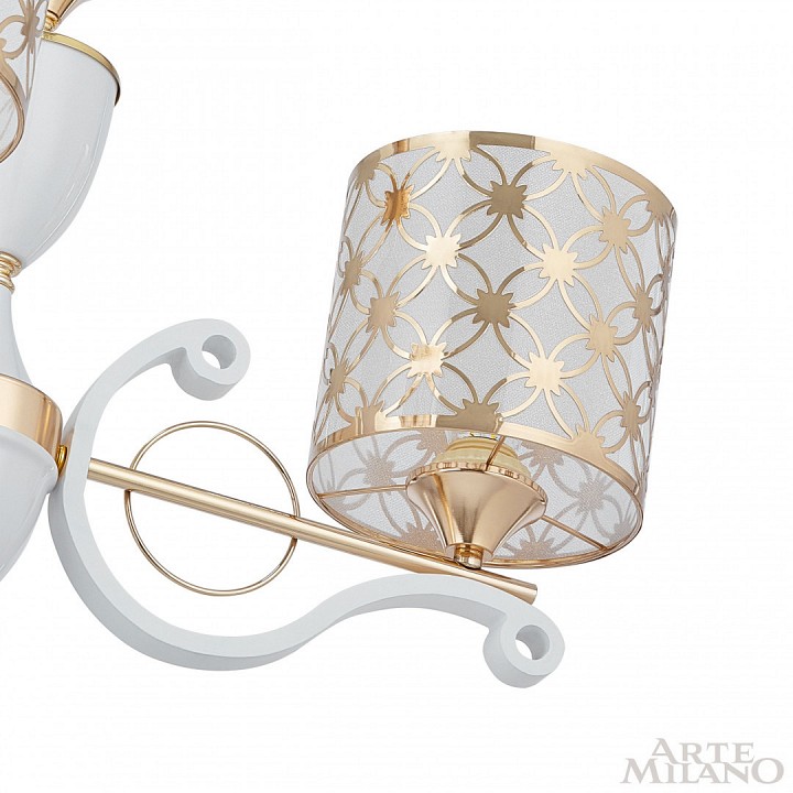 Подвесная люстра arte milano florentia-3097 303097/3 wh/gd