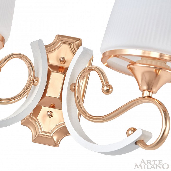 Бра arte milano florentia-3857 303857/2w wh/gd