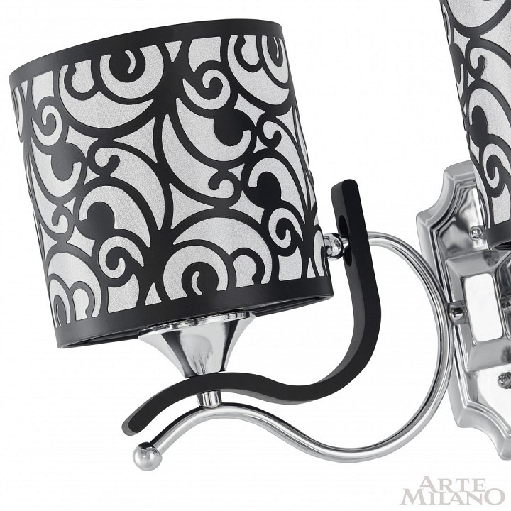 Бра arte milano florentia-4957 304957/2w bk/ni