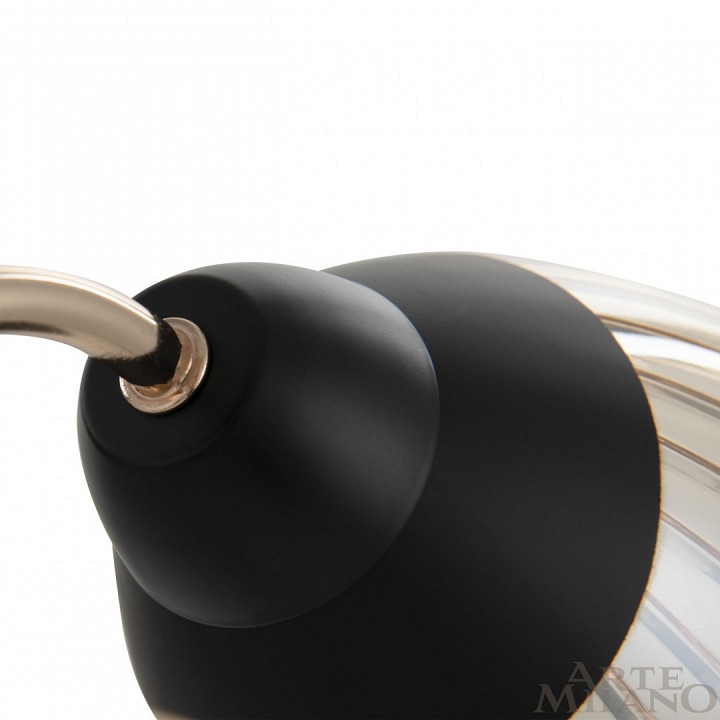 Люстра на штанге arte milano napoli-320119 320119/3 fg+bk