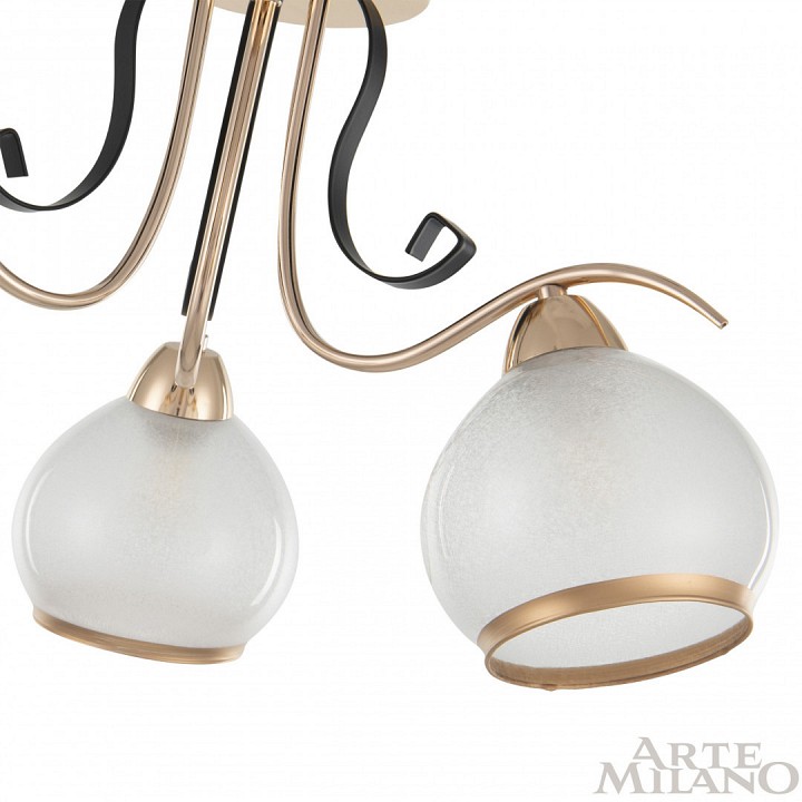 Потолочная люстра arte milano amalfi-323306 323306/3 fg+bk