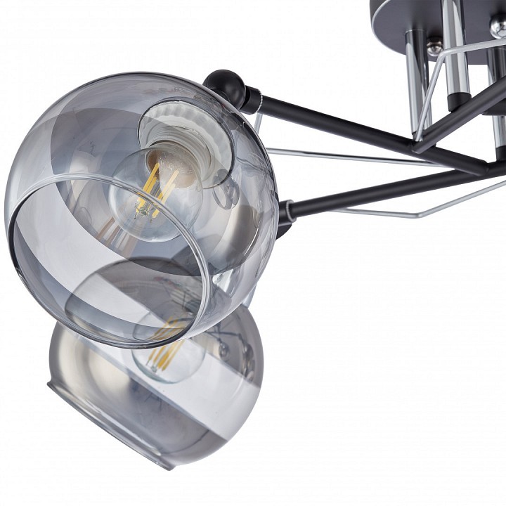 Потолочная люстра arte milano amalfi-323685 323685/3b bk+cr