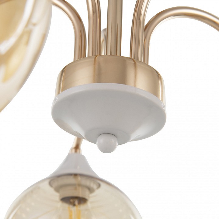 Люстра на штанге arte milano napoli-327619 327719/5 fg+wh