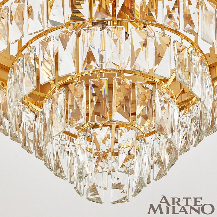 Подвесная люстра arte milano am-41a 41a.d600.h400.e14.6 g