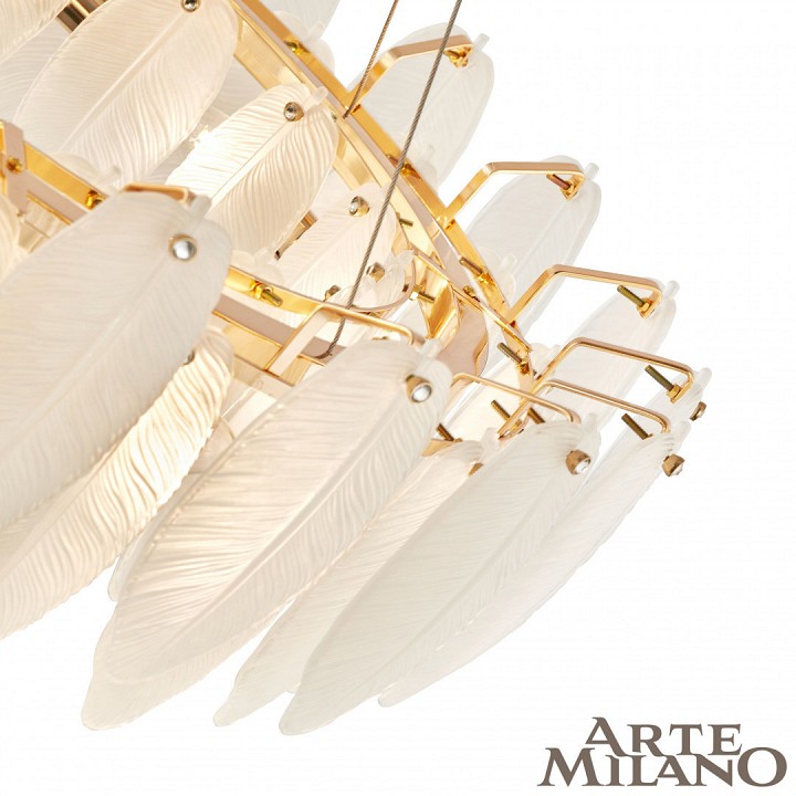 Подвесная люстра arte milano am-4653 4653.d750.h240.e14.12 g