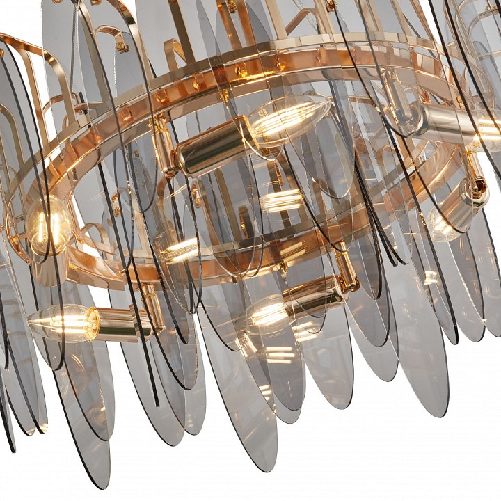 Подвесная люстра arte milano am-7753b 7753b.d600.h300.e14.6 g