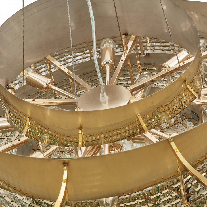 Подвесная люстра arte milano am-8318 8318b.d800.h700.e14.14 g