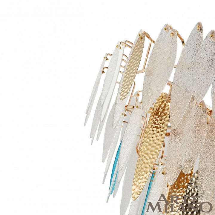 Подвесная люстра arte milano am-7753b 8763b.d800.h750.e14.19 g