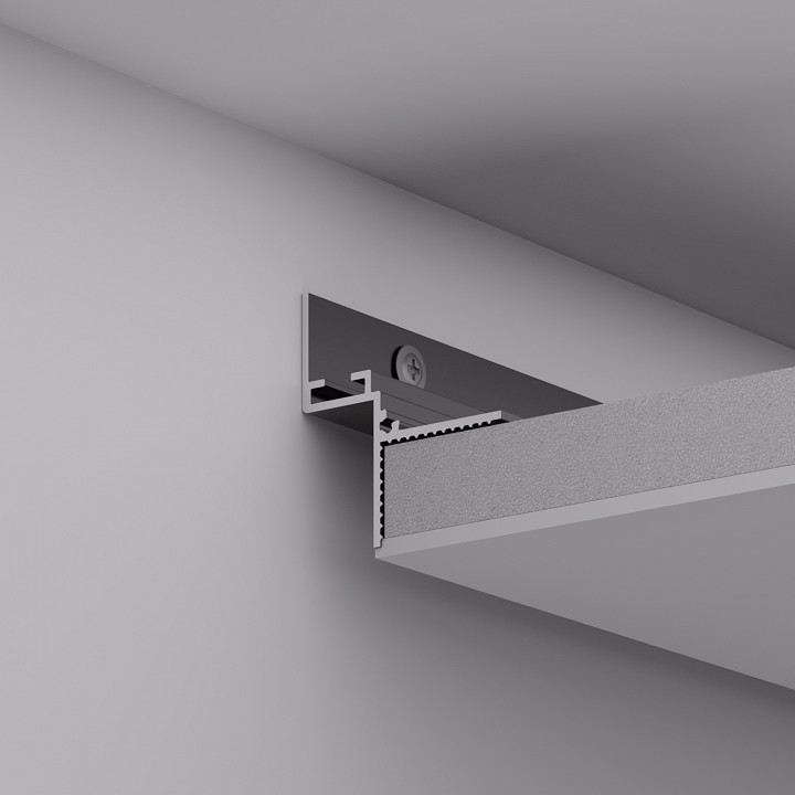 Профиль для контурной подсветки гкл потолка arlight сeil 052228