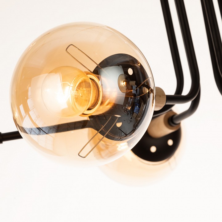 Люстра на штанге arte lamp oxford a2716pl-6bk