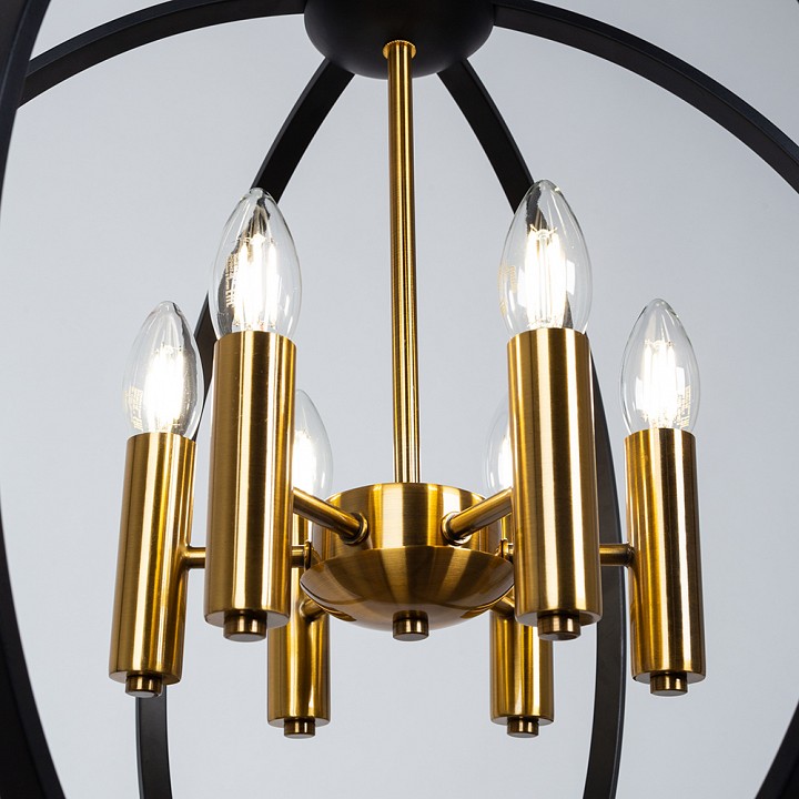 Подвесная люстра arte lamp castula a7013sp-6bk