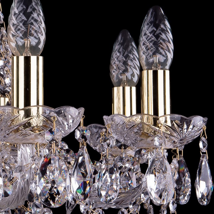 Подвесная люстра bohemia ivele crystal 1413 1413/8/200/g