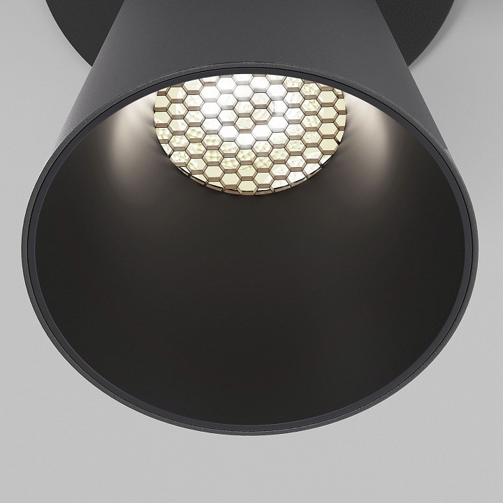Встраиваемый светильник elektrostandard bell 25097/led 8w 4000k черный