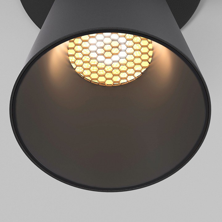 Встраиваемый светильник elektrostandard bell 25097/led 8w 3000k черный