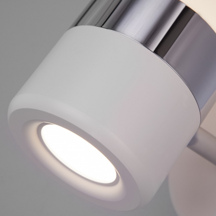 Бра eurosvet oskar 20165/1 led хром/белый