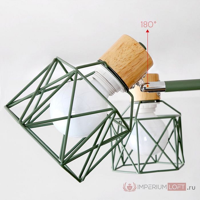 Люстра на штанге imperiumloft corf green corf-b01