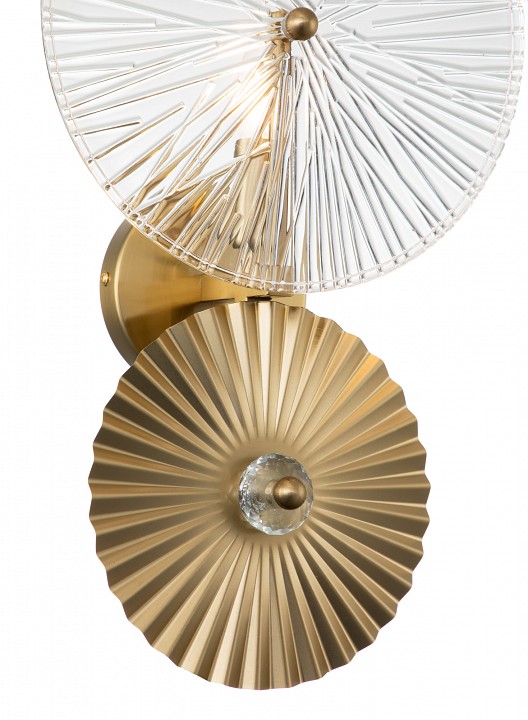 Накладной светильник indigo miele 12021/b/1w brass