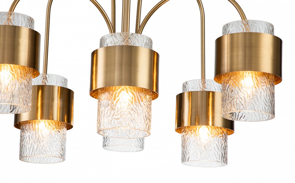 Подвесная люстра indigo eleganza 12019/a/6p brass