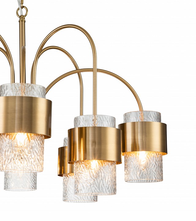 Подвесная люстра indigo eleganza 12019/a/8p brass